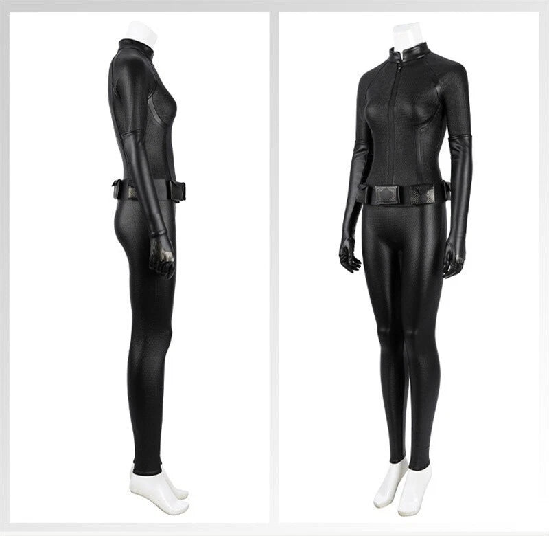 The Dark Knight Rises Catwoman Cosplay Costume Selina Kyle Women Jumpsuit Set 07FC0E-D4 - KOEEK