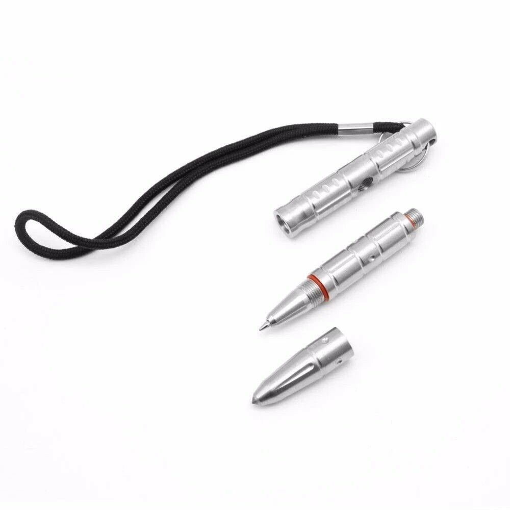 Outdoor  Practical Stainless Steel Signature Pen Ballpoint Tactical Pens EDC 07FC0E-D4 - KOEEK