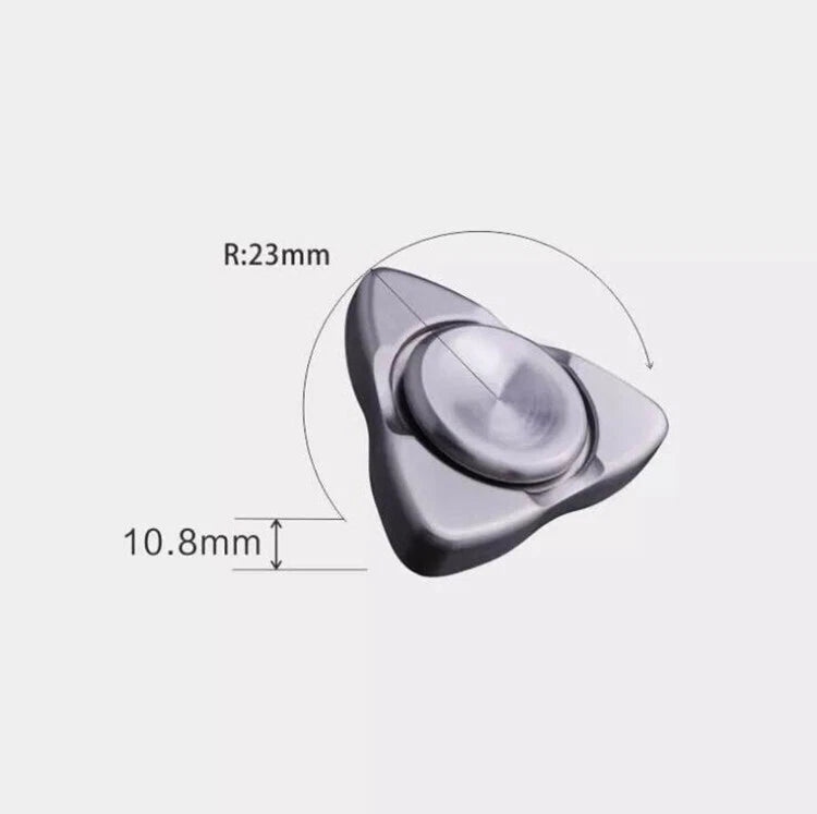 Haptic Toy Fidget Finger Spinner Pocket EDC Stainless Steel Spinning Top CNC Gif 07FC0E-D4 - KOEEK