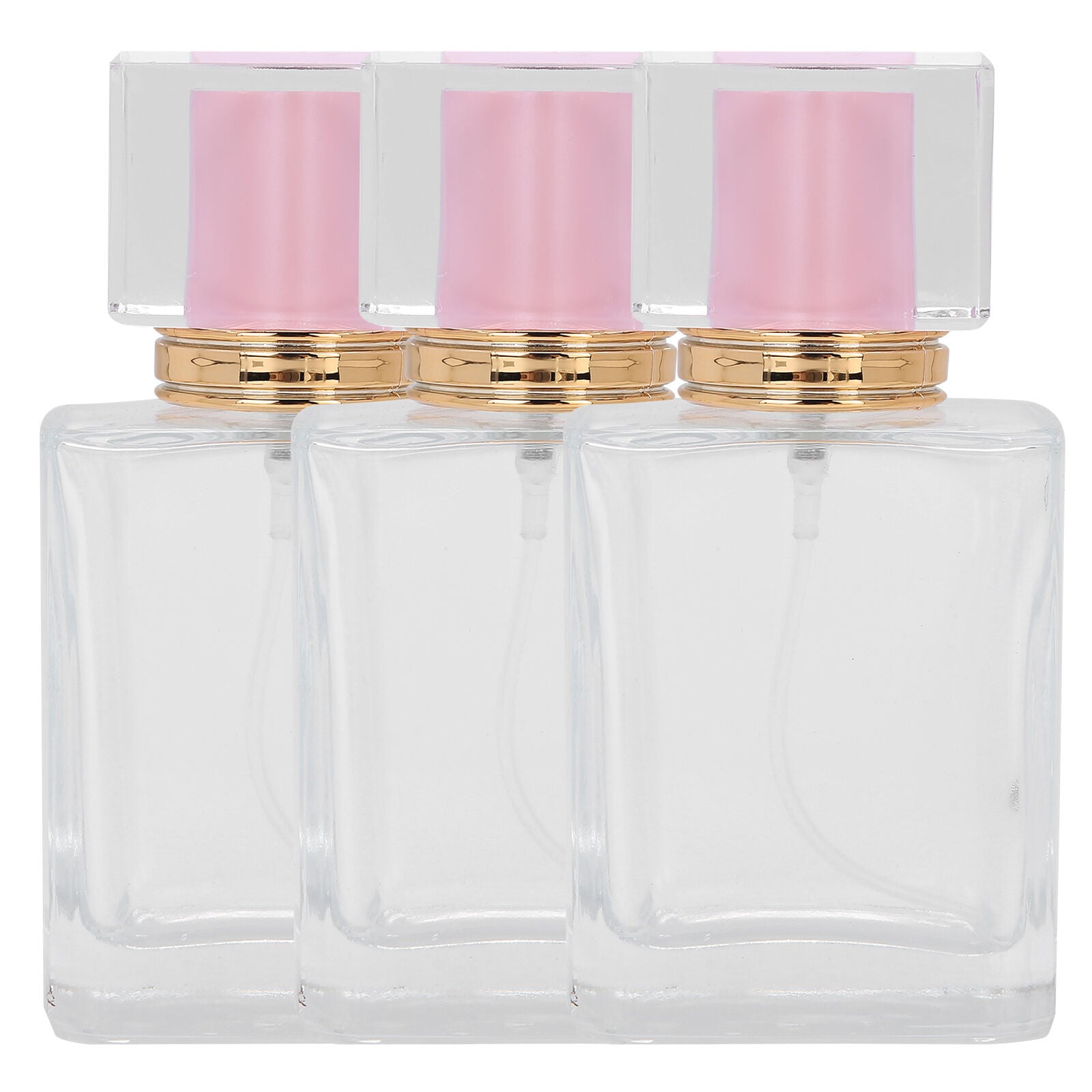 new 50ml Refillable Perfume Bottle Spray Liquid Empty Atomizer Container(Pink ) HGF koeek - KOEEK