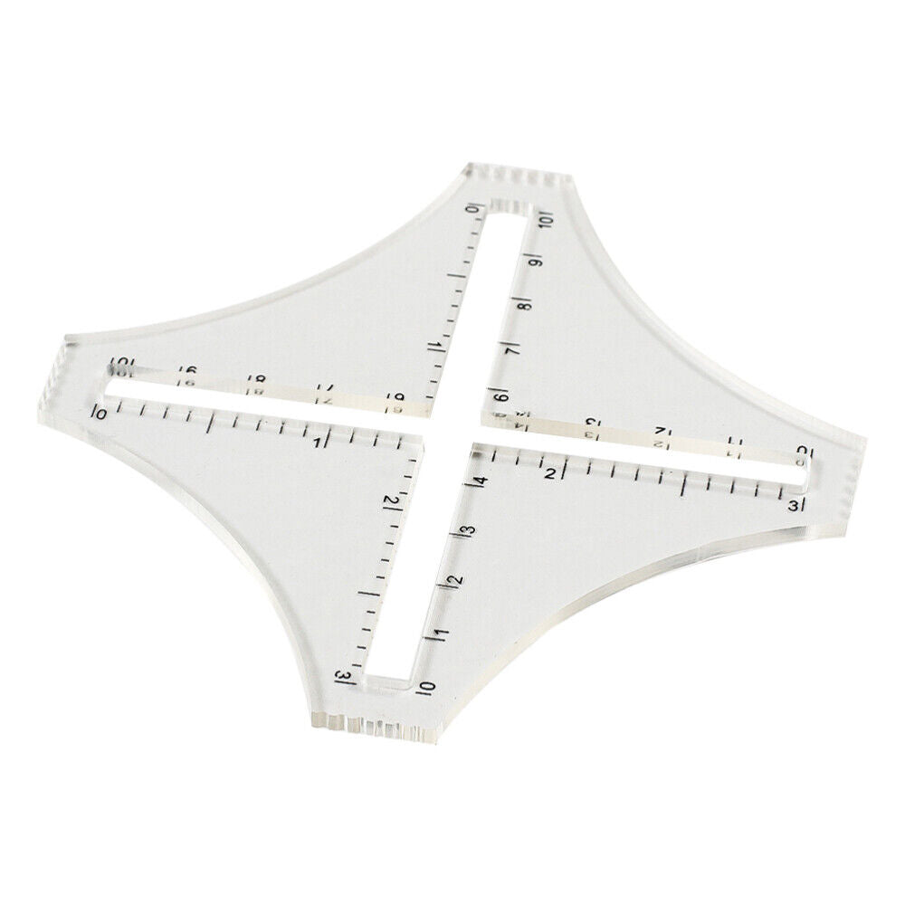 new  Household Quilting Templates Acrylic Density Ruler Durable Wool Sample Weaving koeek - KOEEK