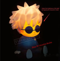 Anime Jujutsu Kaisen Satoru Gojo Bedroom Night Light Desktop Figure Decor Gift 07FC0E-D4 - KOEEK