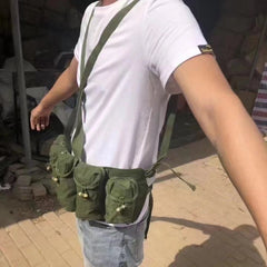 Surplus Vietnam War Chinese Type 63 Auto Chest Rig Ammo Pouch Military Bag Pack 07FC0E-D4 - KOEEK