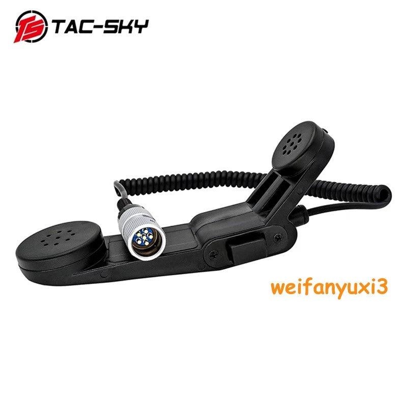 US! Tactical H250 Handset Handheld 6-Pin Speaker Micophone for PRC-152/148 Radio 07FC0E-D4 - KOEEK