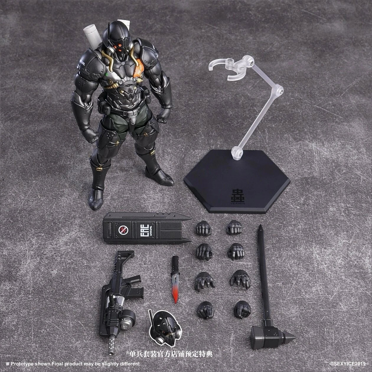 SEXY ICE 2019 UNKVAL Eliminator 1/12 Action Figure Single Ver. With Bonus SEXY_ICE - KOEEK