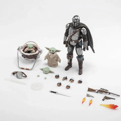 ZD Toys Star Wars The Mandalorian & Grogu 1/10 Scale 7" Action Figure Set ZD_TOYS - KOEEK