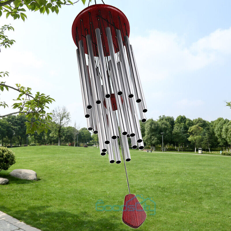 ny 35in Wind Chimes Udendørs Stor Deep Tone Windchime Justerbar Tunet Have Decor