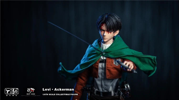 YIBO TOYS Attack on Titan Levi Ackerman 1/6 Scale Action Figure Collector Model YIBO_TOYS - KOEEK