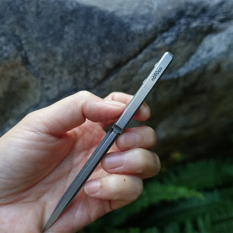 N690 Steel Ice Pick Pry Bar EDC Multi Tool Survival Gear 07FC0E-D4 - KOEEK