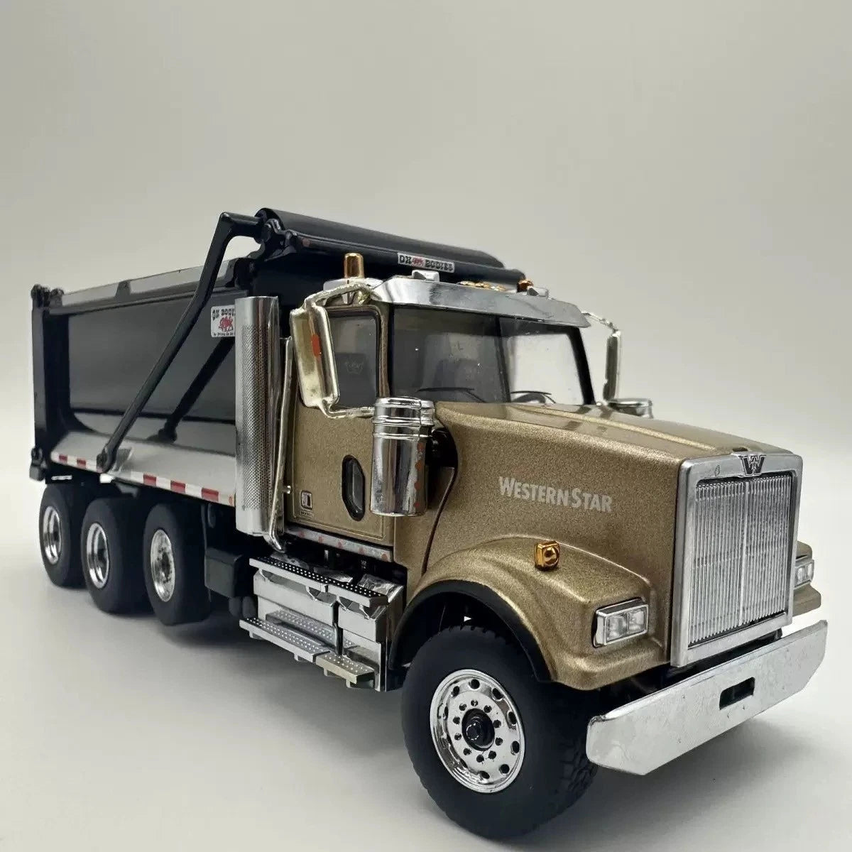 DM 1/50 WESTERN STAR 4900 SFFA Tandem Axle DUMP TRUCK Diecast Model Car 71080 07FC0E-D4 - KOEEK