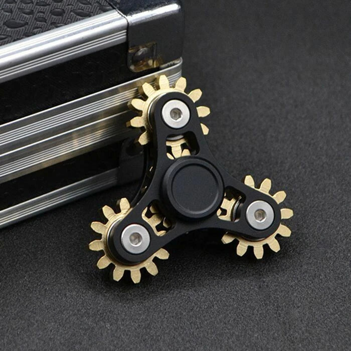 EDC Fingertip Gyroscope Decompression Spinning Top Gearwheel Boy Adult Toy Gyro 07FC0E-D4 - KOEEK