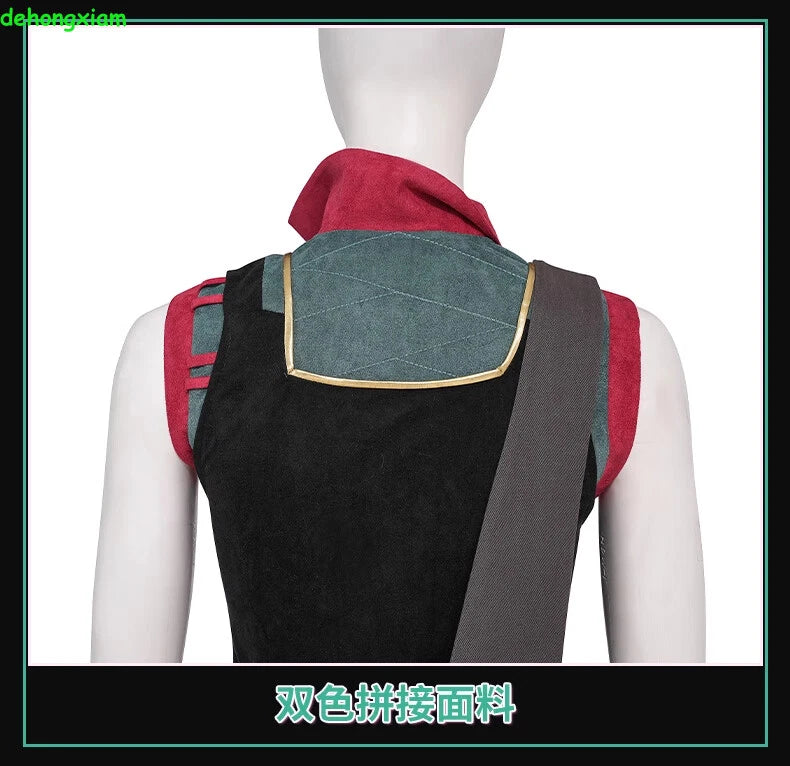 League Of Legends Arcane 2 Jinx Vest Pants Overalls Cosplay Costume Women Suit 07FC0E-D4 - KOEEK