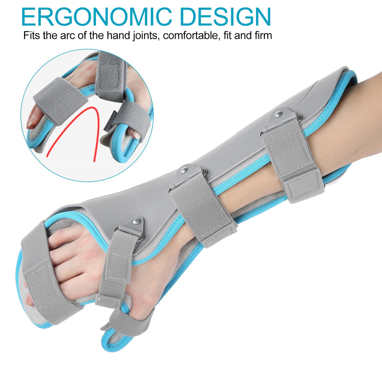 new Wrist Support Brace Adjustable Hand Fracture Fixed Strap Sprain Carpal Tunnel US koeek - KOEEK