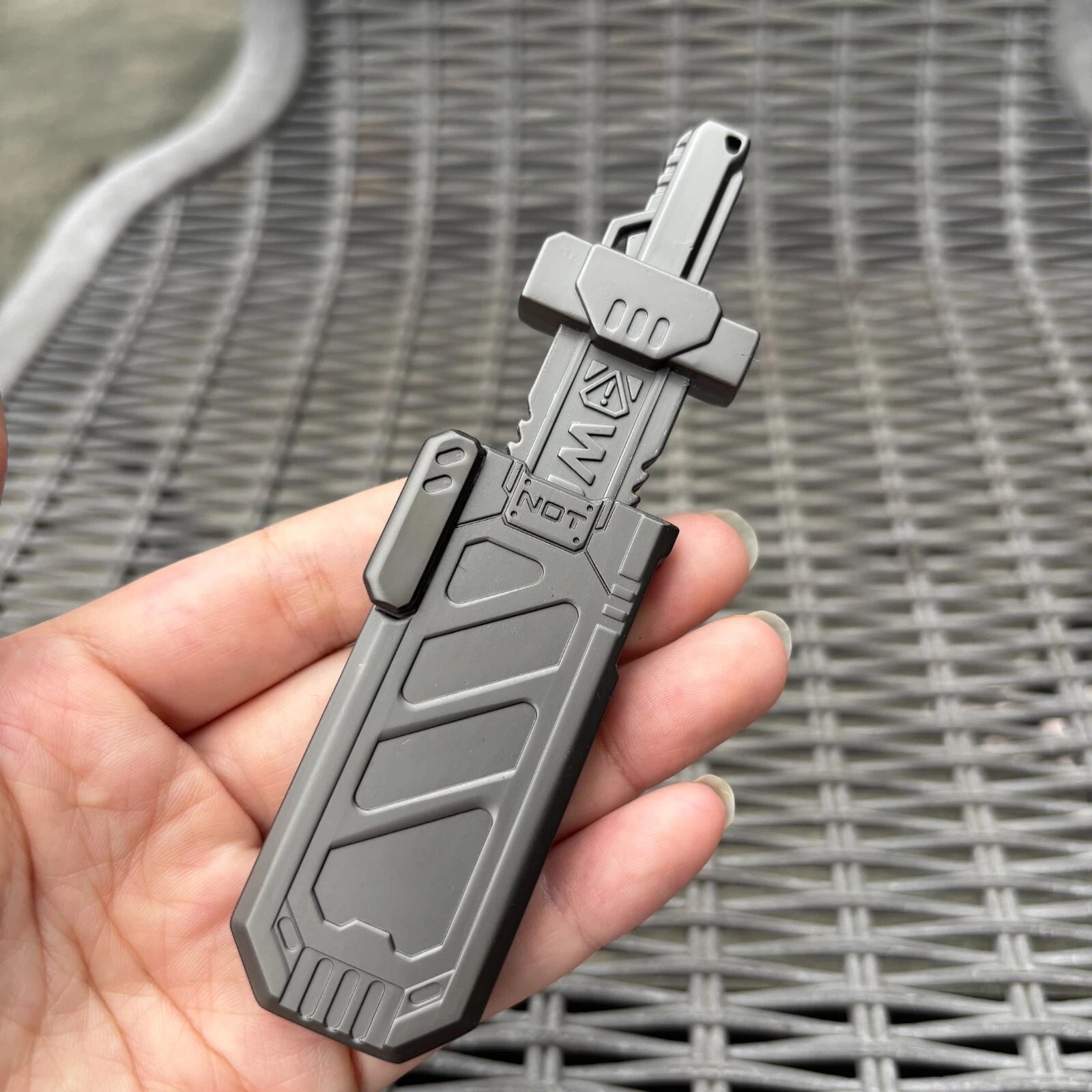 EDC Fidget Spinner Magnetic Ejection Push Card Haptic Slider Stress Relief ADHD 07FC0E-D4 - KOEEK