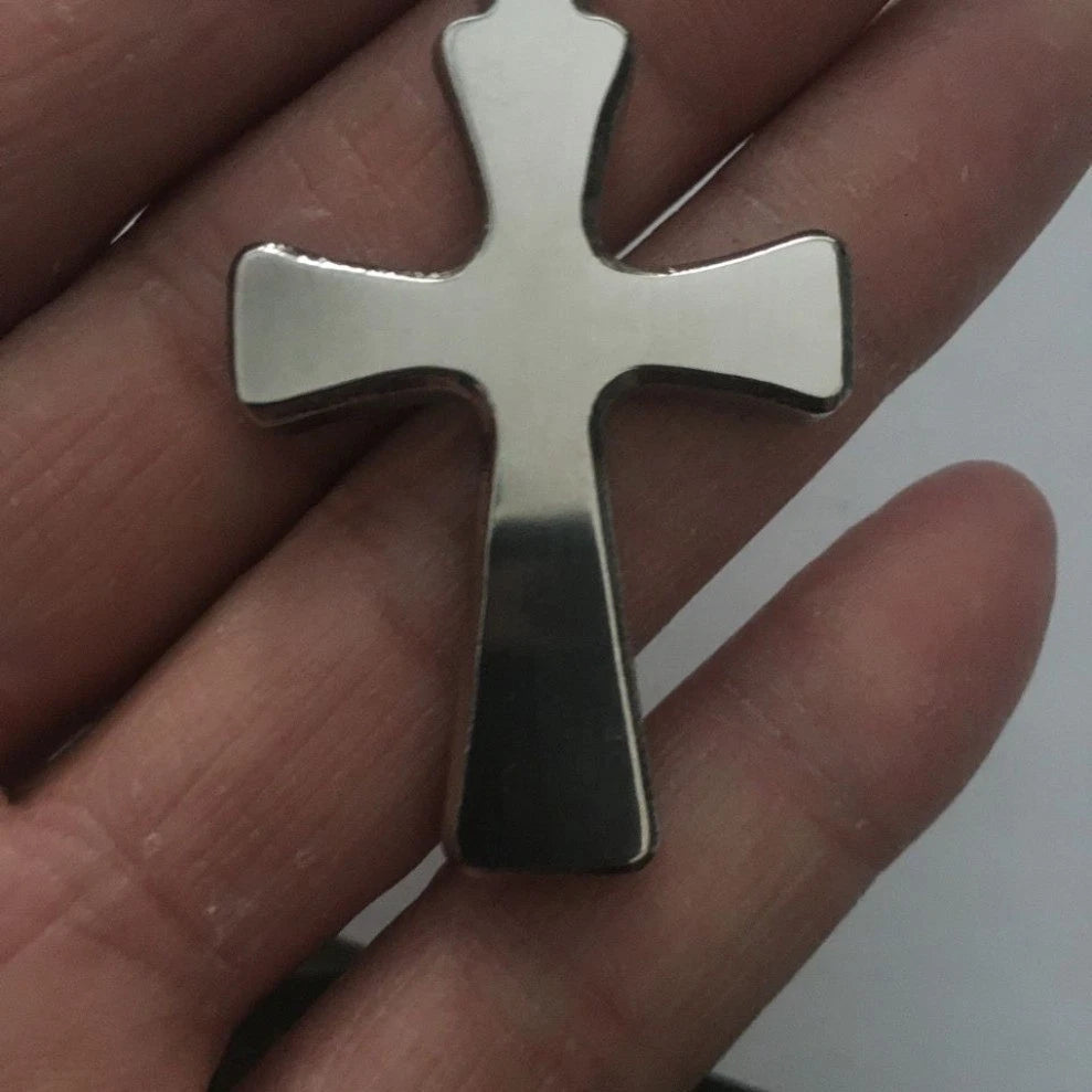 TA15 Titanium alloy Cross Pendant Durable Outdoor EDC Jewelry 07FC0E-D4 - KOEEK