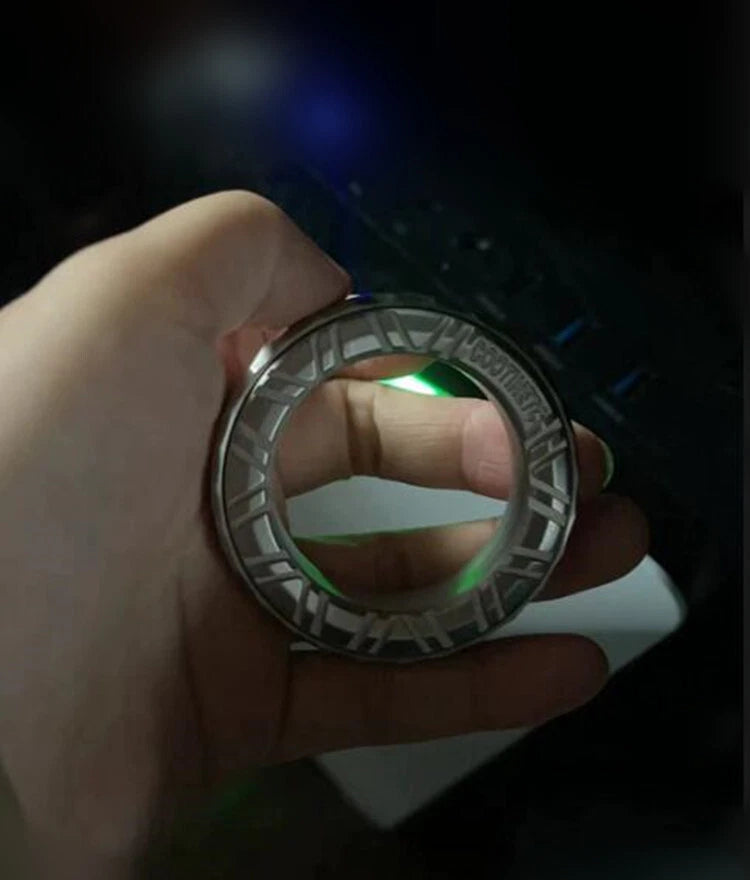 1PC Novel Irregular Fidget Ring EDC Stainless Steel Fidget Toy Stress Relief Toy 07FC0E-D4 - KOEEK