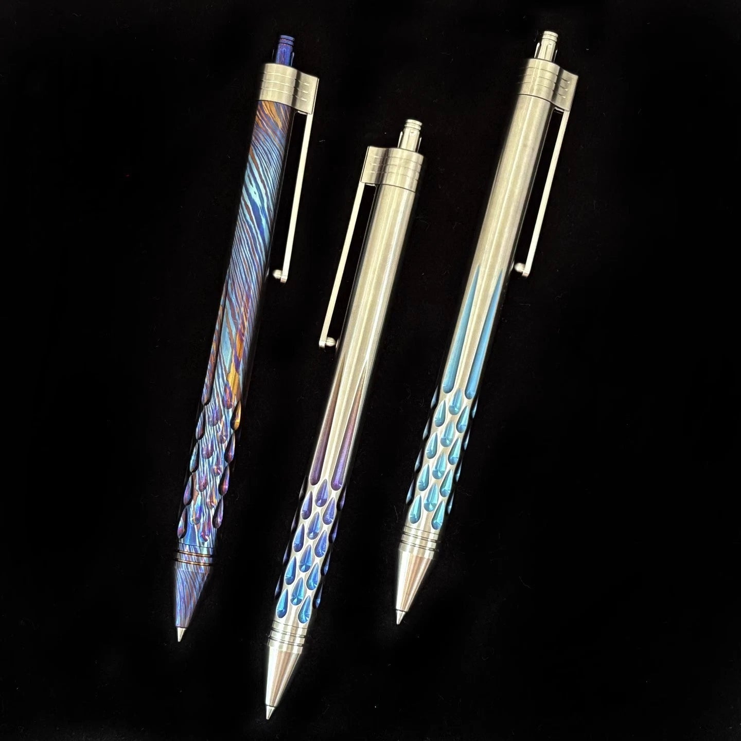 Titanium Alloy Pocket Mechanical Pencil Student Drawing Pens Office Stationery 07FC0E-D4 - KOEEK