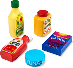 new Melissa & Doug Wooden Pantry Products Play Food Set (9 pcs) - Pretend Play... MELISSA & DOUG - KOEEK