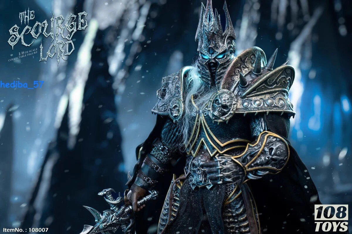 108Toys WOW Lich King 1/6 Action Figure Collection Model LED Eyes INSTOCK 07FC0E-D4 - KOEEK