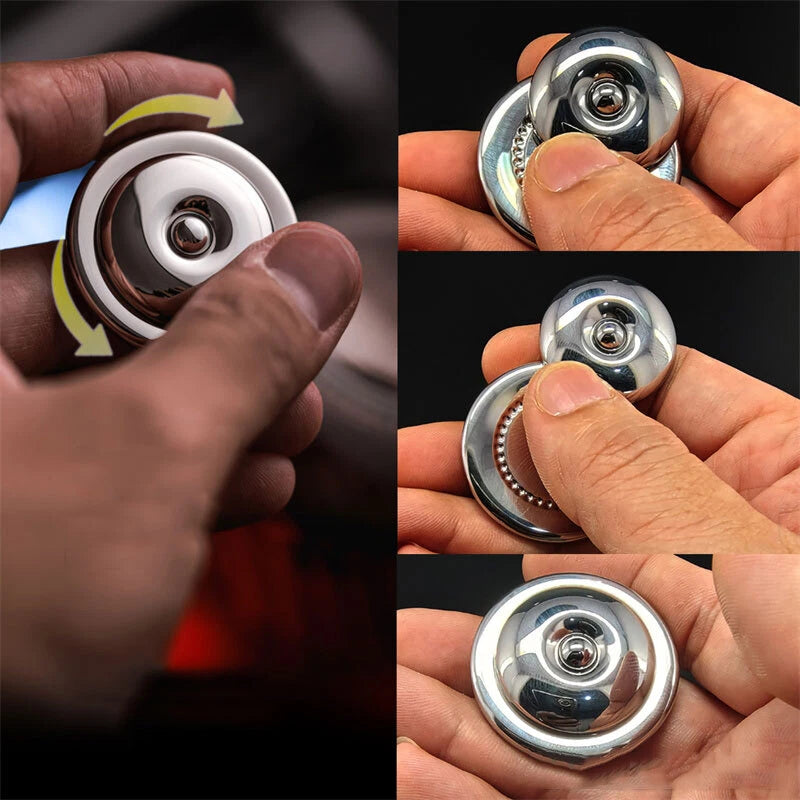 Flying Saucer Mechanical Fidget Clicker Haptic Coins EDC Fidget Toys ADHD Tool 07FC0E-D4 - KOEEK
