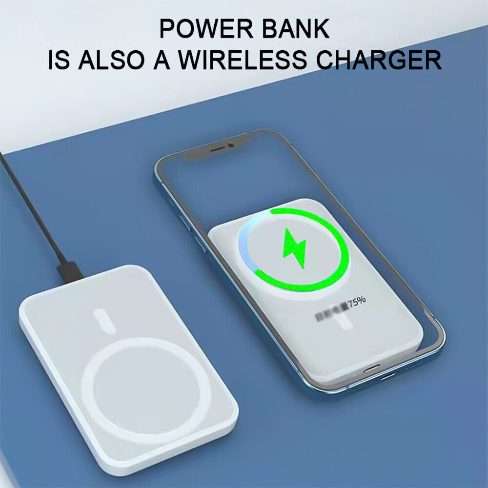 ny 20000mAh magnetisk lader Inalambrico Banco De Energía Para Apple IPhone 15 14