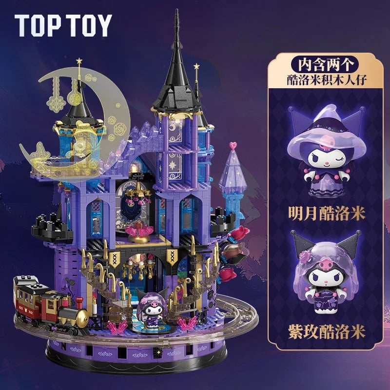 TOPTOY Sanrio Kuromi Crystal Castle Building Blocks Kuromi Collectible Gift Toys TOPTOY - KOEEK