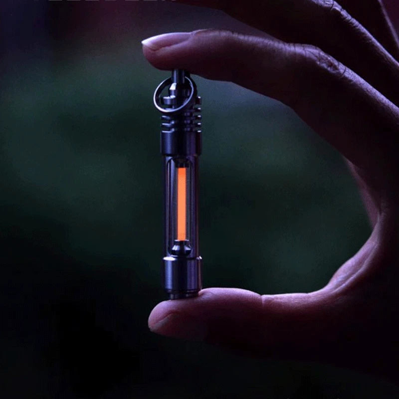 1pc 3x22.5mm Glass Tube Night Luminous 25 Years Lamp Tube w/ Titanium Enclosure 07FC0E-D4 - KOEEK