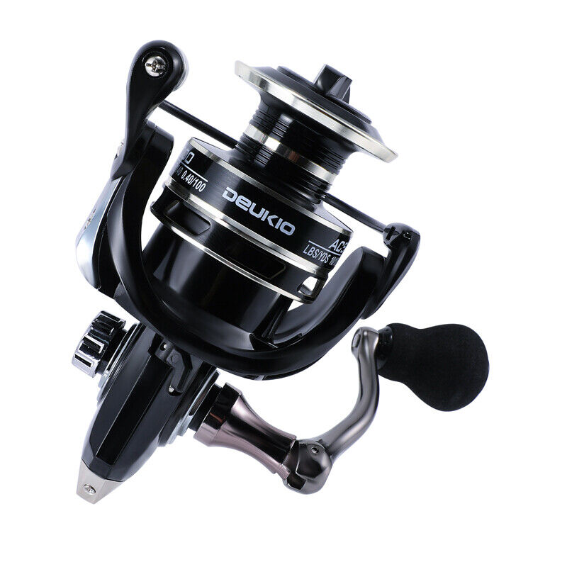 ny Carrete De Pesca Giratorio fiskehjul 5.2:1 Spinning Coil Venstre/Højre 12BB 12KG