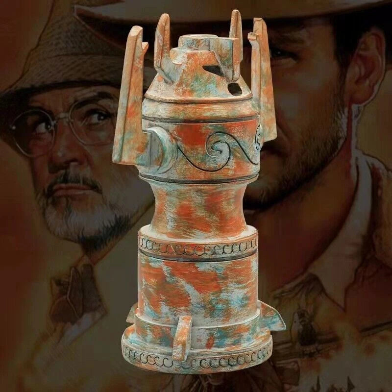 Replica Raiders of the Lost Ark Indiana Jones idol Cosplay Prop Resin Ornament 07FC0E-D4 - KOEEK