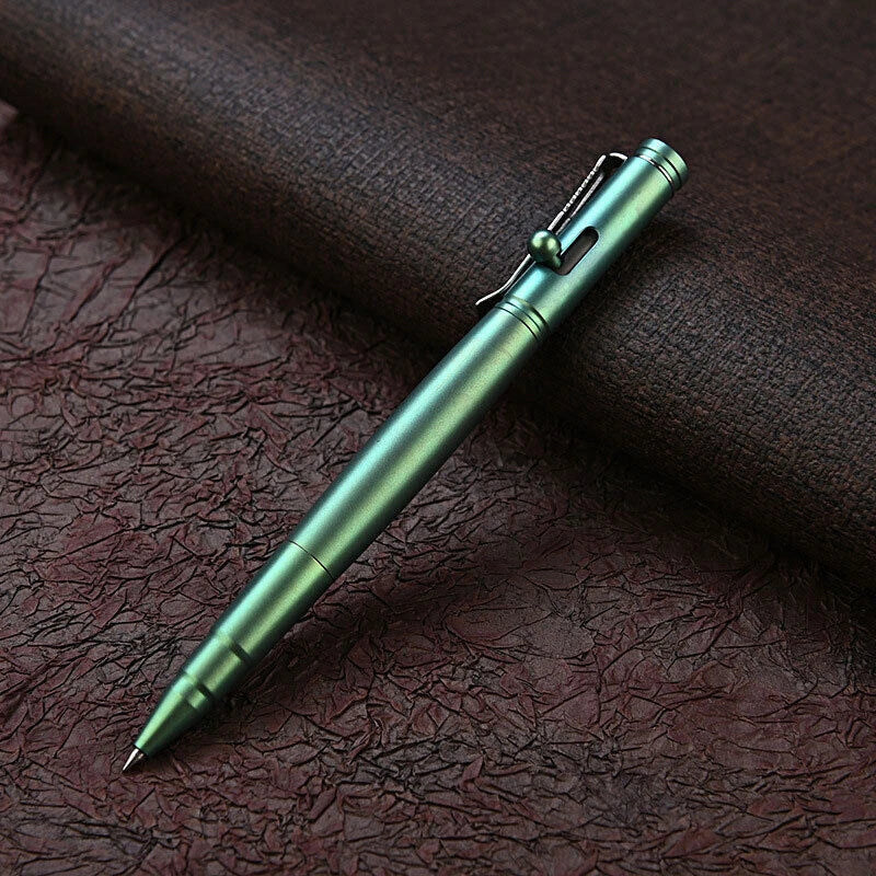 TC4 Titanium Bolt Action Ballpoint Pen EDC Pocket Pen Office Stationery Outdoor 07FC0E-D4 - KOEEK