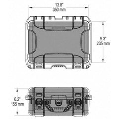 nye Nanuk Cases 915S-020Or-0A0 Orange Beskyttelsesetui, 15,8"LX 12,1"WX 6,8"D