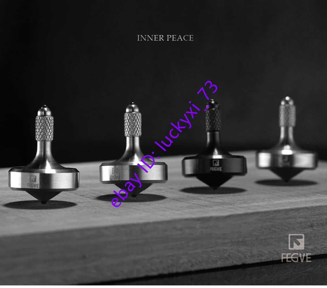 Stainless Steel Hand Twisting Spinning Top Gyro Gyroscope Spinner Toys Gifts 07FC0E-D4 - KOEEK