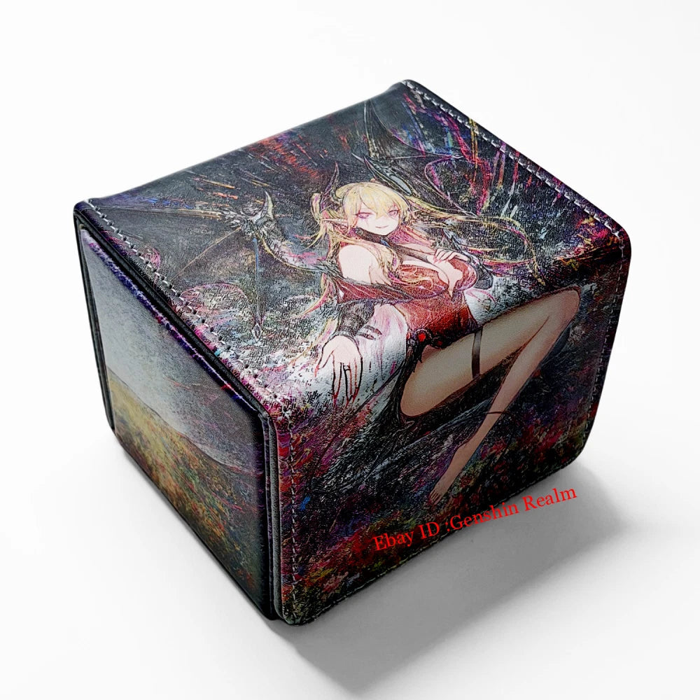 Anime Yu-Gi-Oh! Lacrima the Crimson Tears Card Magnetic Adsorption Storage Box 07FC0E-D4 - KOEEK