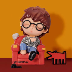Authentic Hirono x Keith Haring big size figure hot cute toy gift 15cm 07FC0E-D4 - KOEEK