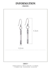 Ruyi Golden Staff Fashion Earrings Cloud Pattern Vintage Distressed Earrings 07FC0E-D4 - KOEEK