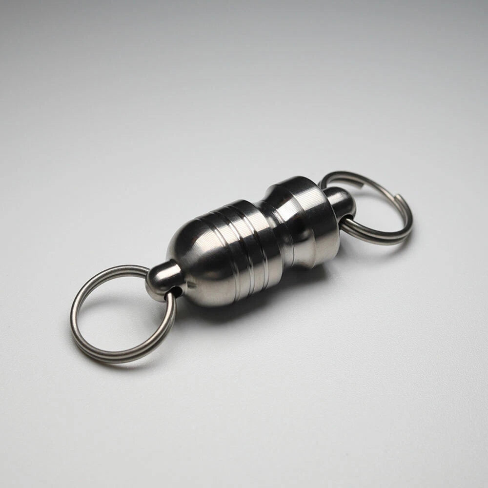 EDC Titanium Quick Buckle Quick Detach Carabiner Keychain Tools Pendant Magnet EDC - KOEEK
