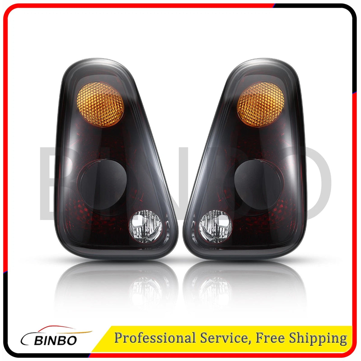 Pair Left Right Tail Lights For Mini Cooper R50 R52 R53 2005-2008 63217166955 07FC0E-D4 - KOEEK