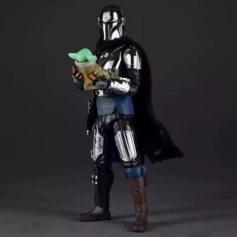 Mafex No.256 Star Wars The Mandalorian Chrome Ver. Action Figure  Sealed 07FC0E-D4 - KOEEK