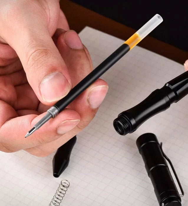 Aluminium Alloy EDC Pocket Ballpoint Pen Office Working Signature Pen for Gift 07FC0E-D4 - KOEEK