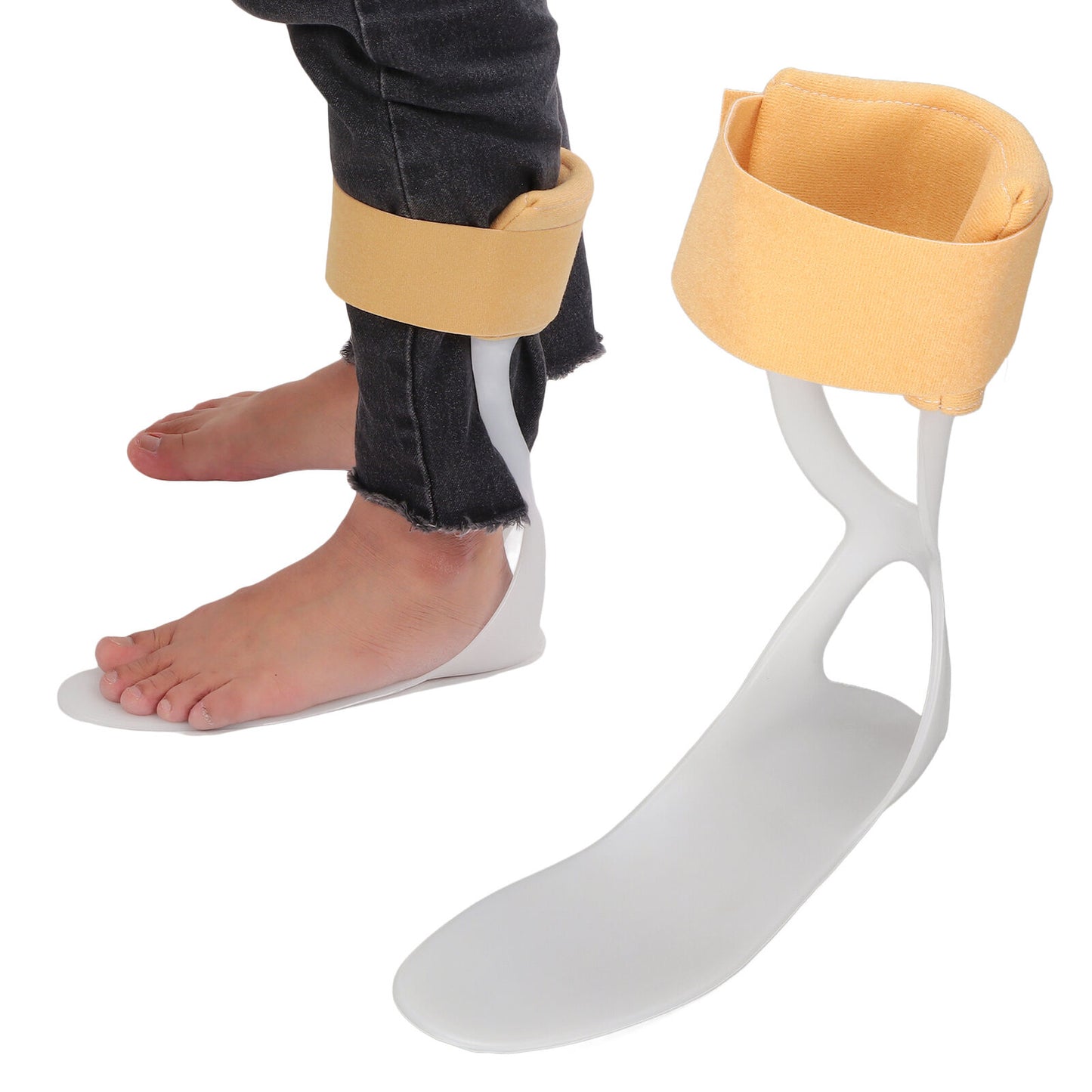 new Drop Brace Low Arch Half Palm Thin Weight Ankle Orthosis Correction (Left L) HGF koeek - KOEEK