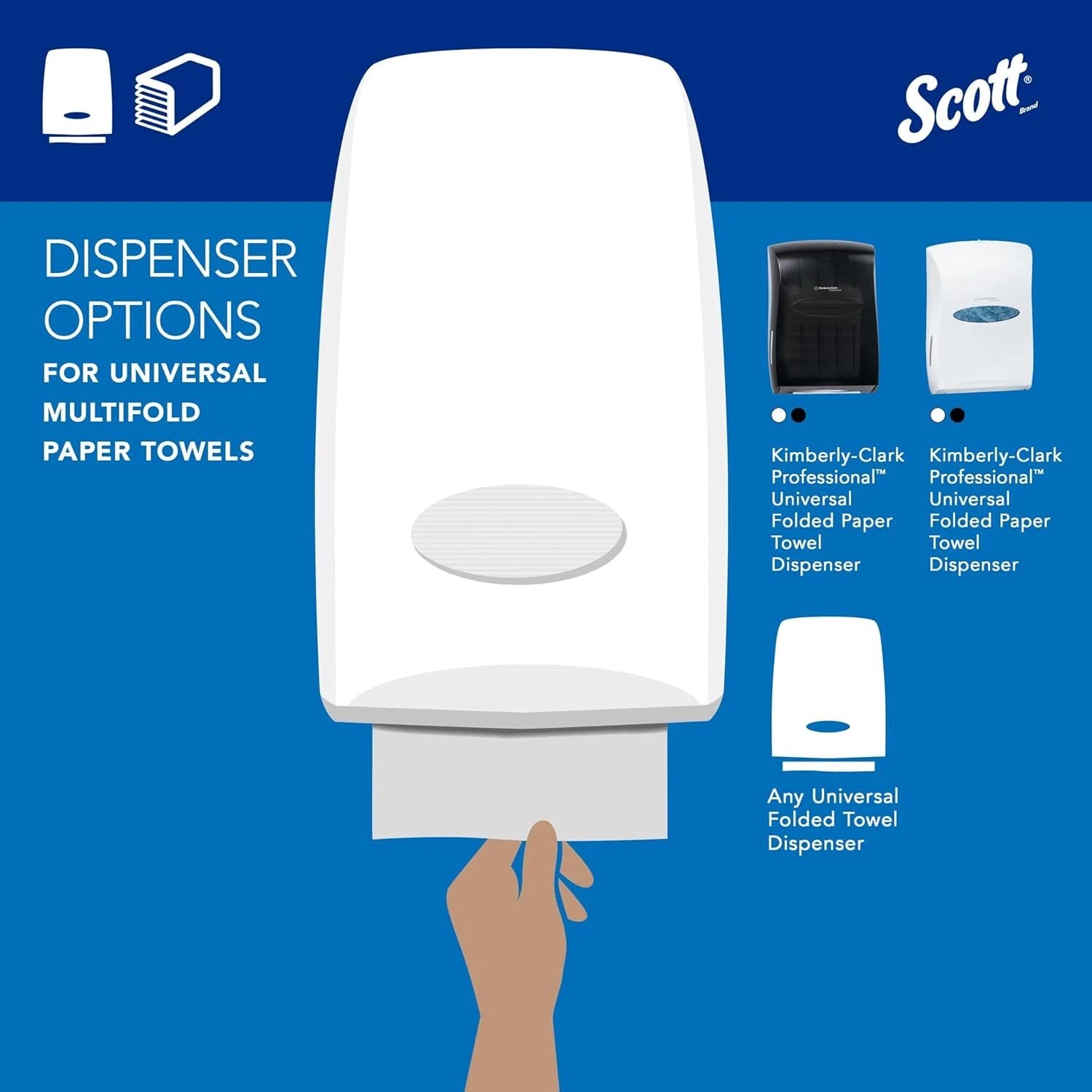 Professional Multi-Fold Tissue Paper, Bulk, with Absorbent Pouch,, White 07FC0E-D4 - KOEEK