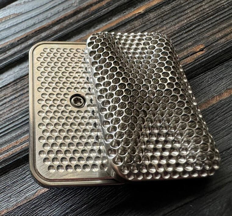 Coral Titanium Alloy Unlimited Push Magnetic Haptic Slider EDC Fidget Slider 07FC0E-D4 - KOEEK