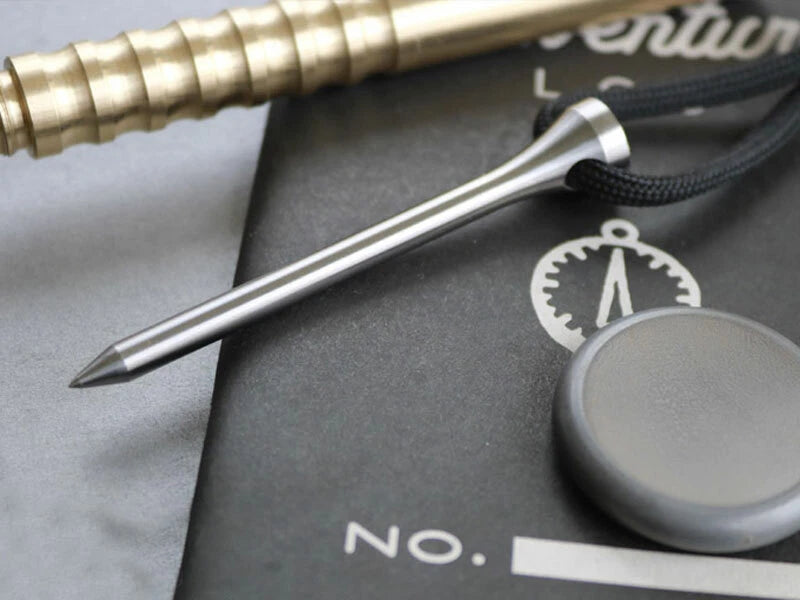 EDC PTS Professional Tee Solid Titanium Alloy Golf Tee 2 3/4" 70mm Keychain Tool 07FC0E-D4 - KOEEK