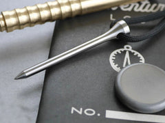 EDC PTS Professional Tee Solid Titanium Alloy Golf Tee 2 3/4" 70mm Keychain Tool 07FC0E-D4 - KOEEK