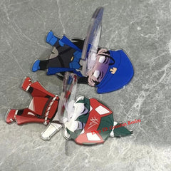 2Pcs/Set Overwatch Kiriko Acrylic Desktop Stand Figure Collection Decor Gift 07FC0E-D4 - KOEEK