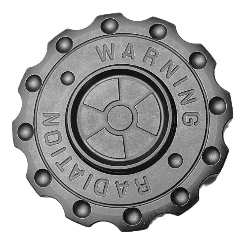 Radiation Warning Fidget Clicker Spinner EDC Gear Hand Spinner Adult Fidget Toys 07FC0E-D4 - KOEEK