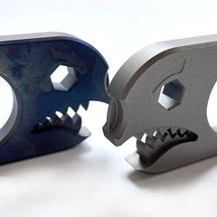 Titanium alloy Shark - Zirconium EDC multi-purpose tool Window breaker pry bar 07FC0E-D4 - KOEEK