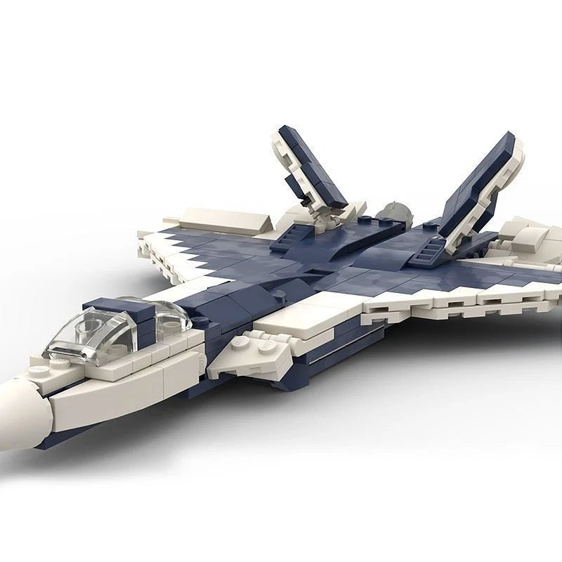 Su-57 Heavy Fighter Building Blocks Military Series Plastic Assembly Toy 07FC0E-D4 - KOEEK