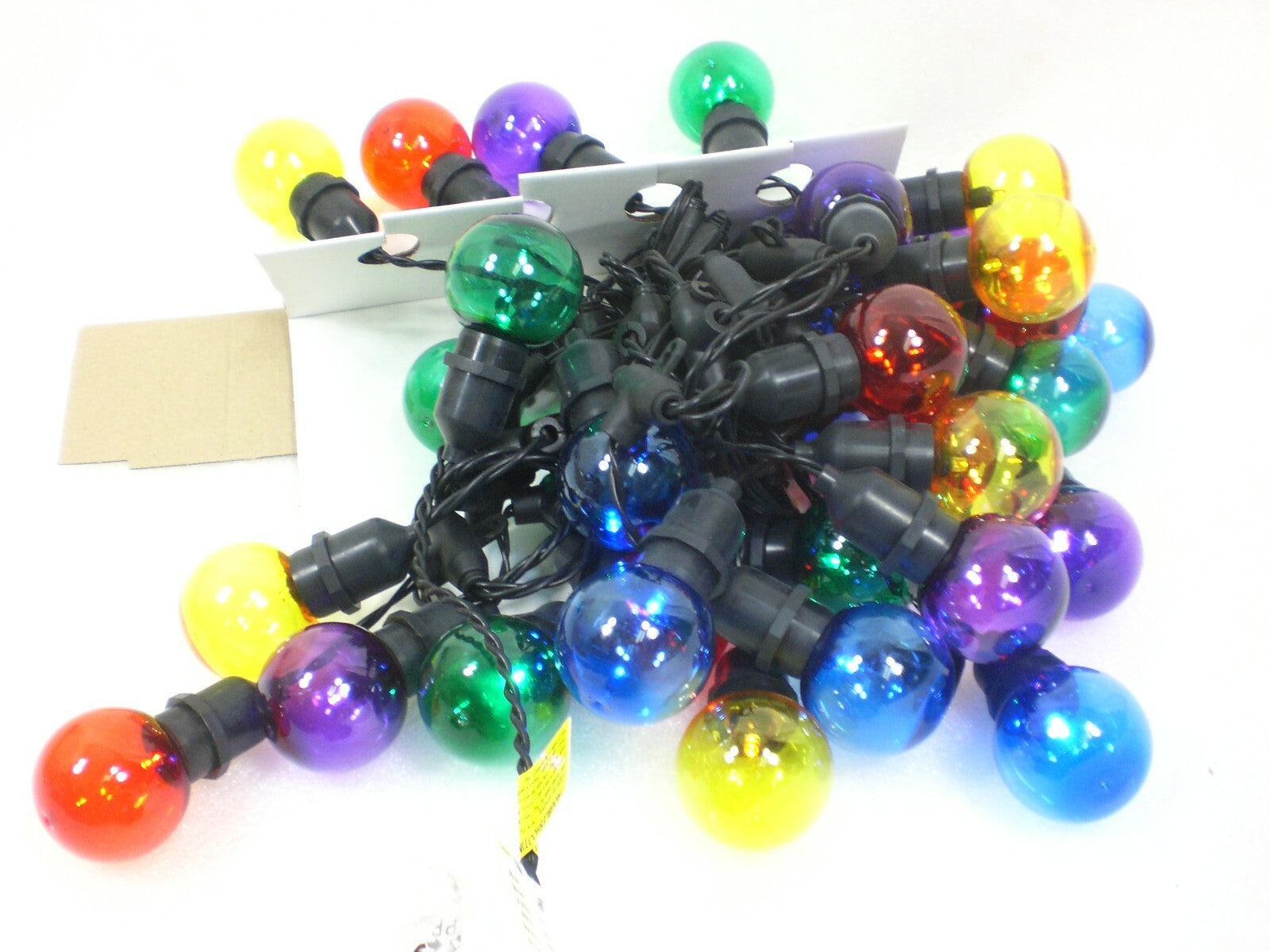 Home Accents 30 Lights G50 LED Christmas Lights Multi Color 19 Feet Long Patio 07FC0E-D4 - KOEEK