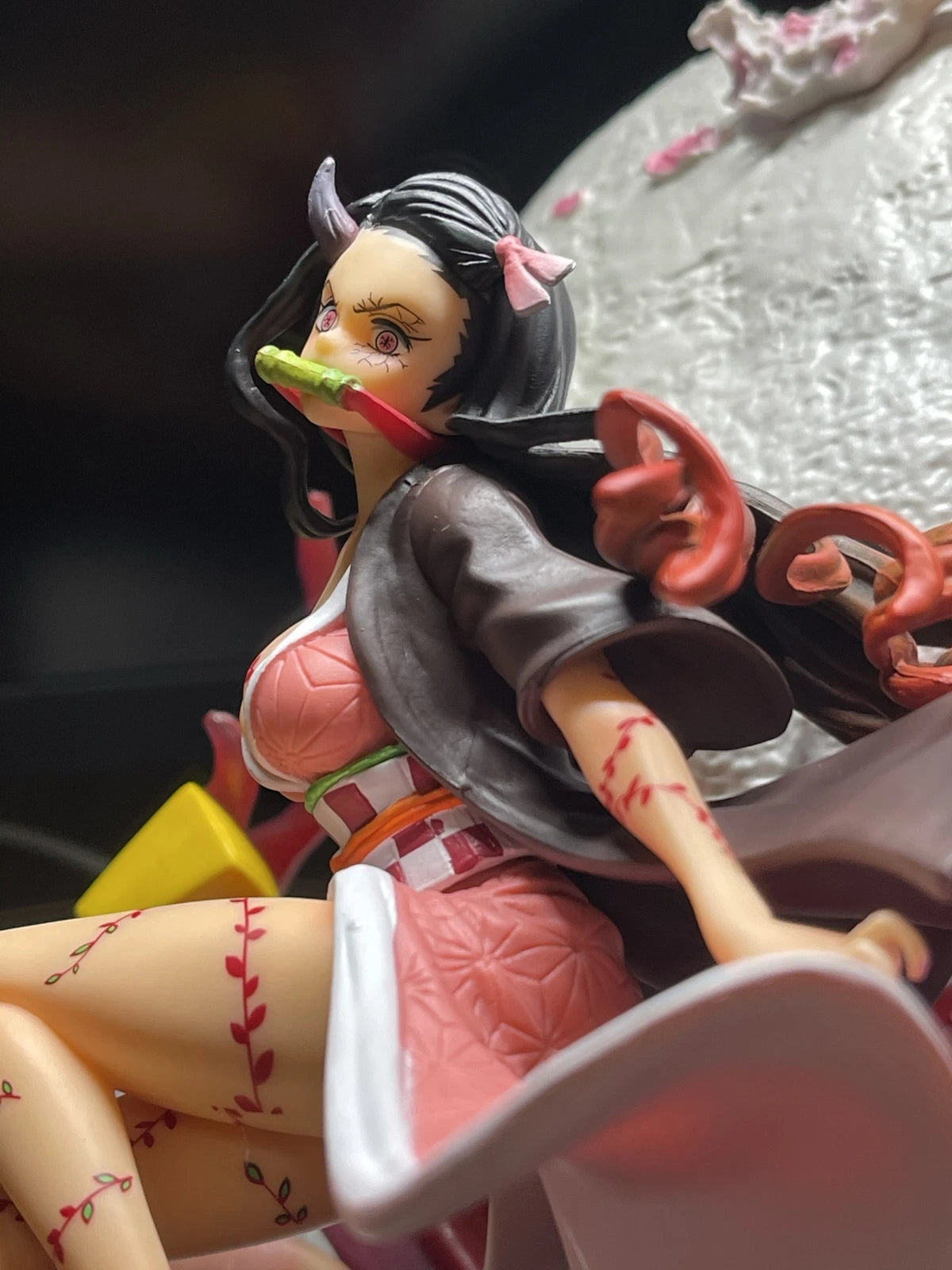31cm Kamado Nezuko Statue PVC Figure Anime Demon Slayer Collectible Model Gift 07FC0E-D4 - KOEEK